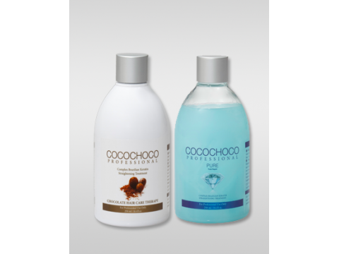 COCOCHOCO ORIGINAL+PURE Braziliškas keratinas plaukų tiesinimui, 2 x 250 ml